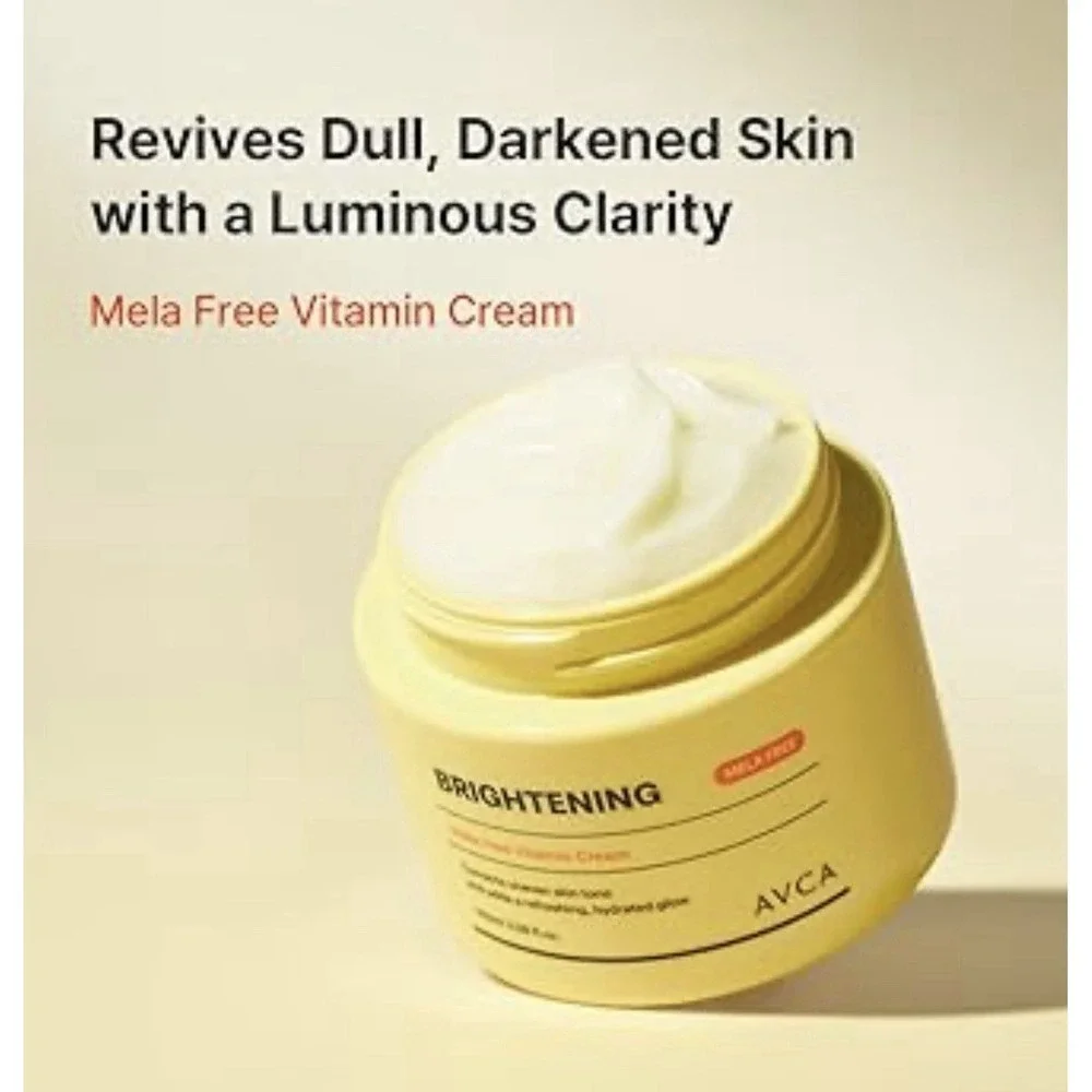 AVCA Mela Free Vitamin Brightening Cream 5%Niacinamide Dark Spot Corrector 100ml